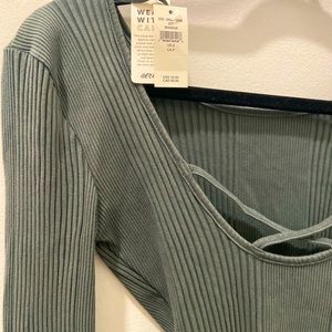 NWT Olive Green Bodysuit